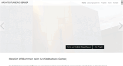 Desktop Screenshot of gerber-architekten.de