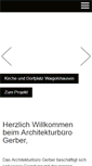 Mobile Screenshot of gerber-architekten.de