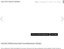 Tablet Screenshot of gerber-architekten.de